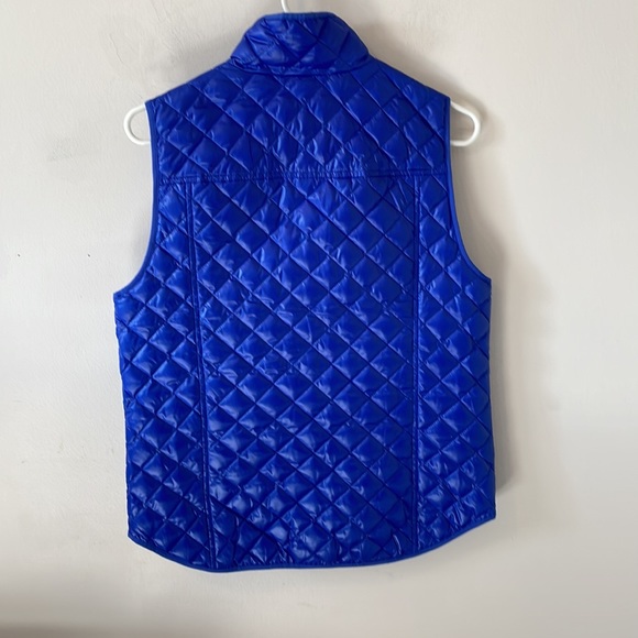 J. Crew Royal Blue Excursion Puffer Vest - Size S - Picture 6 of 7
